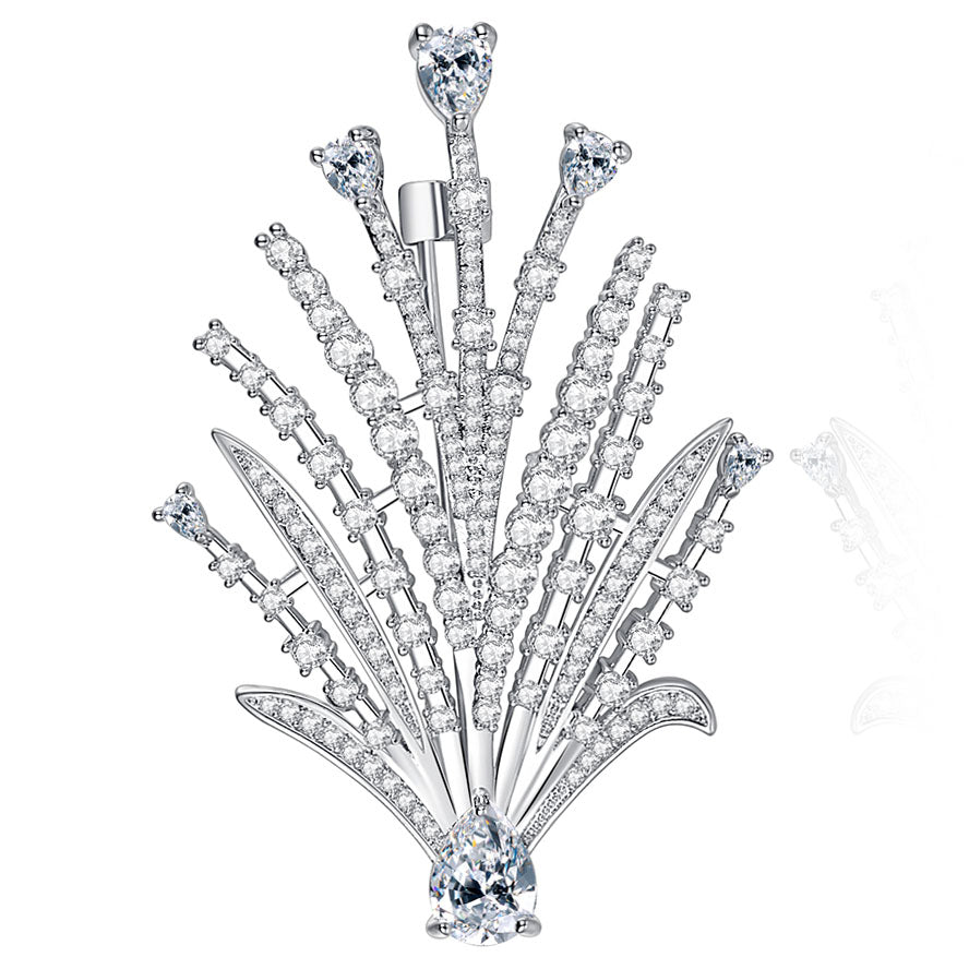 silver water spray brooch frenelle jewellery online auckland nz