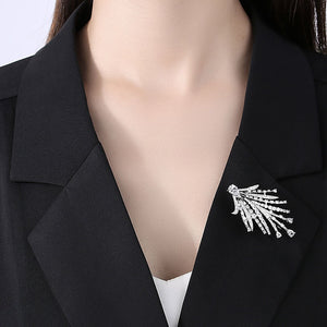 silver water spray brooch frenelle jewellery online auckland nz