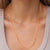 14K Gold Chain with Bolt clasp "Figaro" (1.7 mm)
