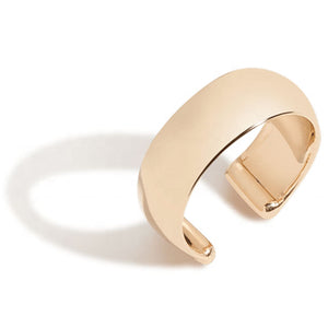 gold plain earring cuff frenelle jewellery