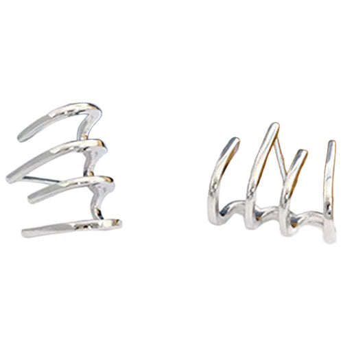 silver earring cuffs frenelle jewellery