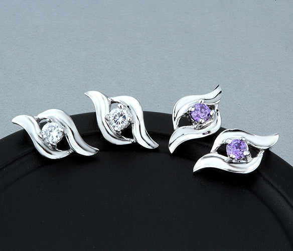 925 sterling silver jewellery set "Mia"