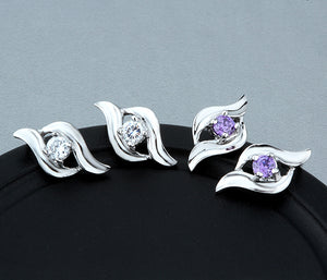 925 sterling silver jewellery set "Mia"