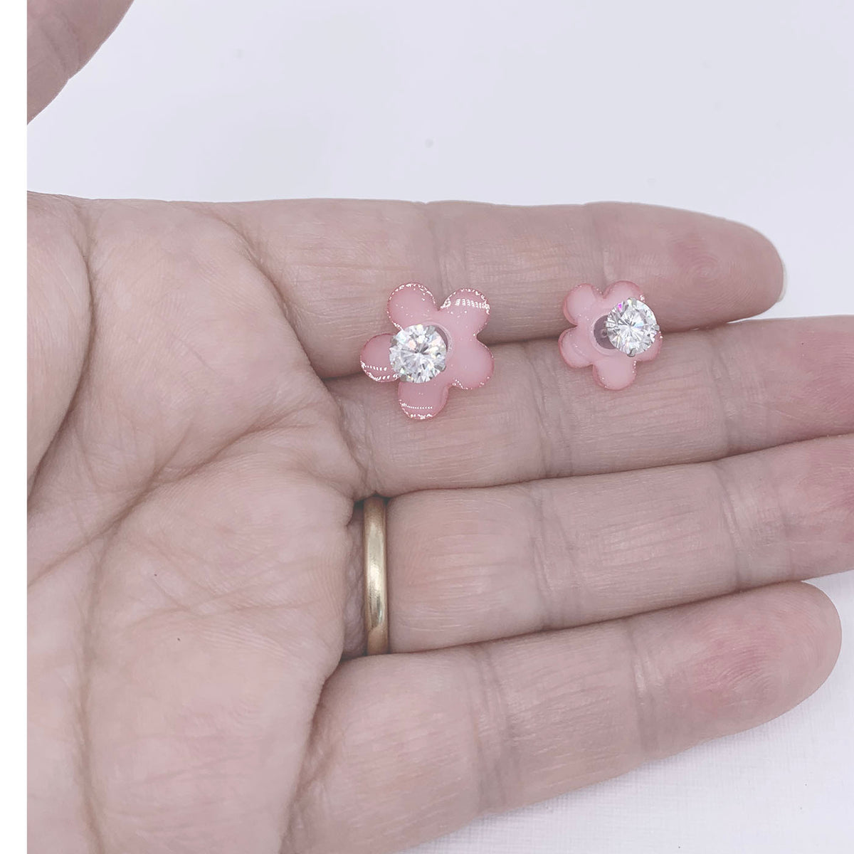 pink petal earring backs lifters frenelle online nz jewellery