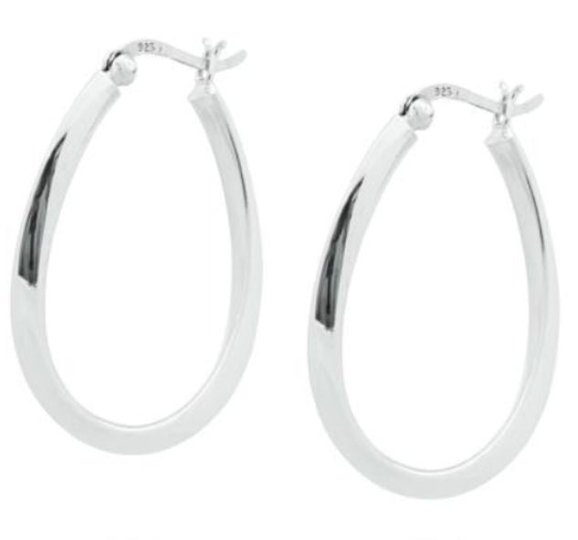 925 Sterling Silver Hoop Earrings "Anaheim"