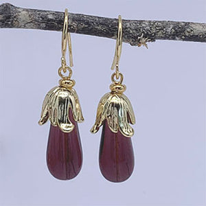 gold drop earrings frenelle jewellery online auckland nz