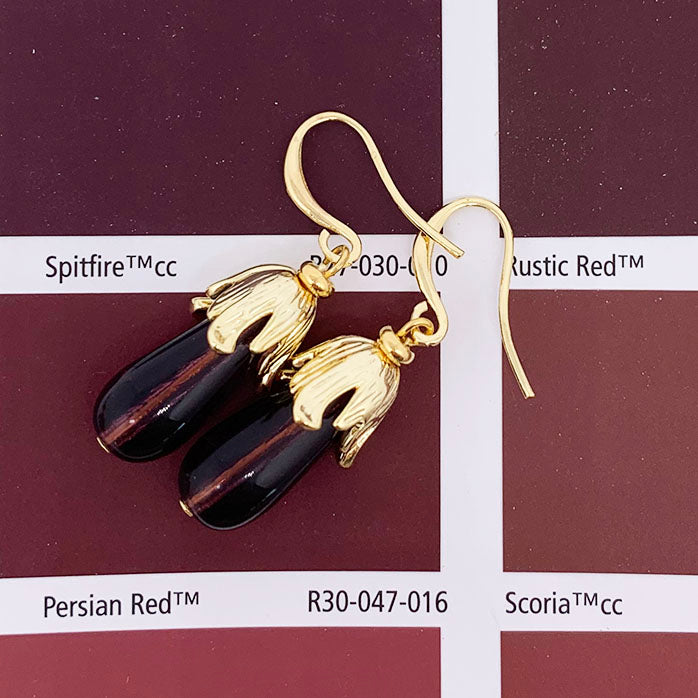 gold drop earrings frenelle jewellery online auckland nz