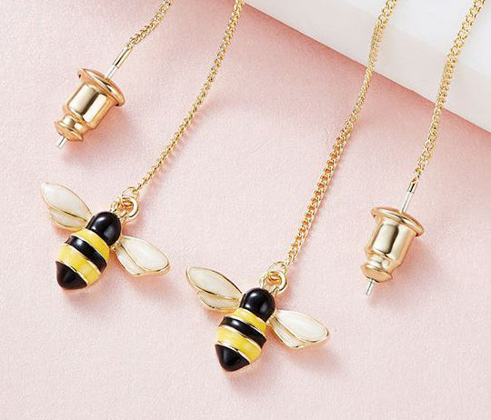 Gold threaders with bees 