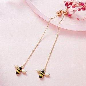 Gold threaders with bees "Beatrice"