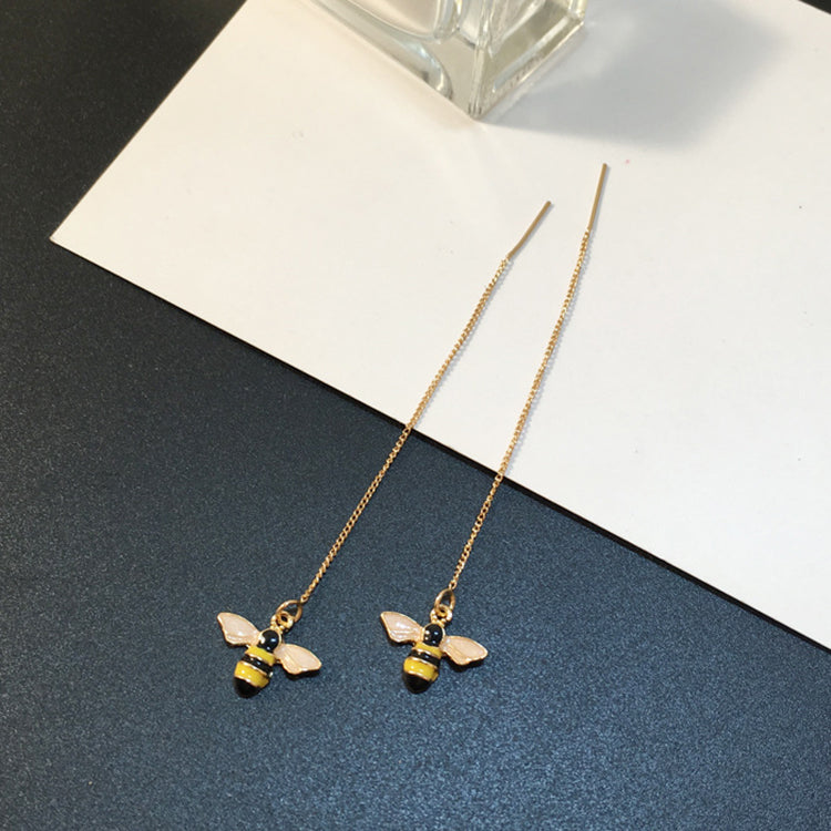 Gold threaders with bees "Beatrice"