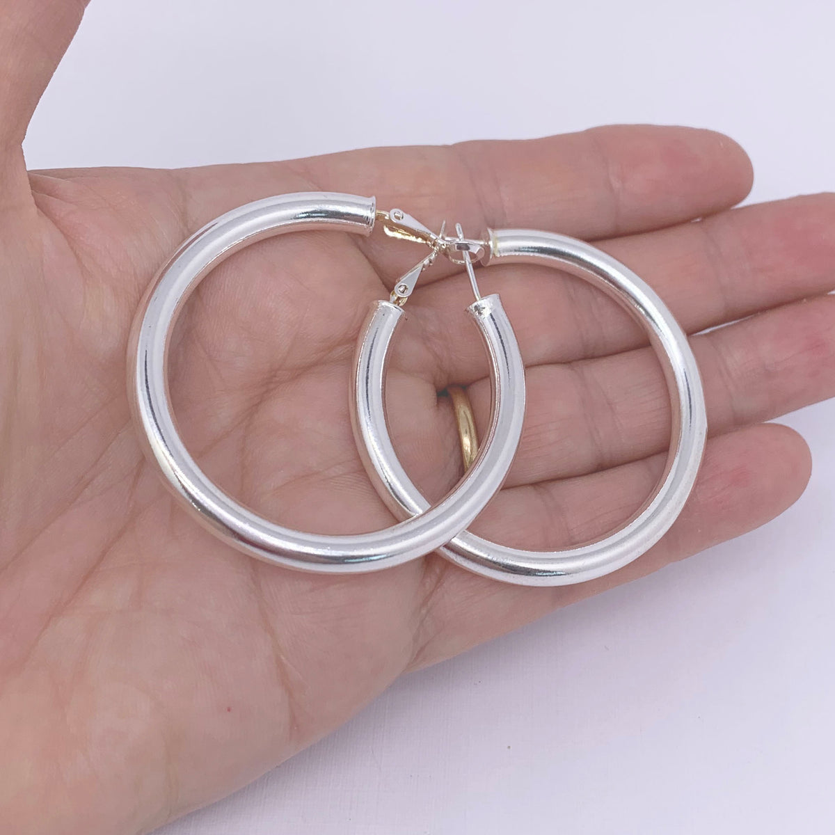 large silver hoops frenelle online auckland nz jewellery