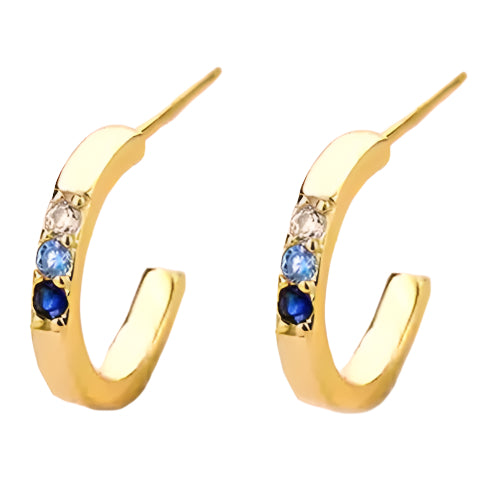 gold hoop earrings