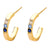 gold hoop earrings