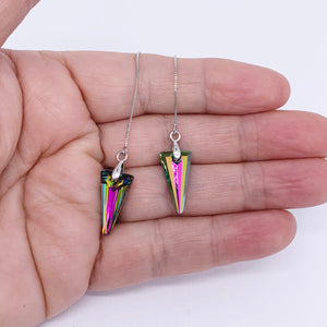 swarovski crystal earrings frenelle jewellery