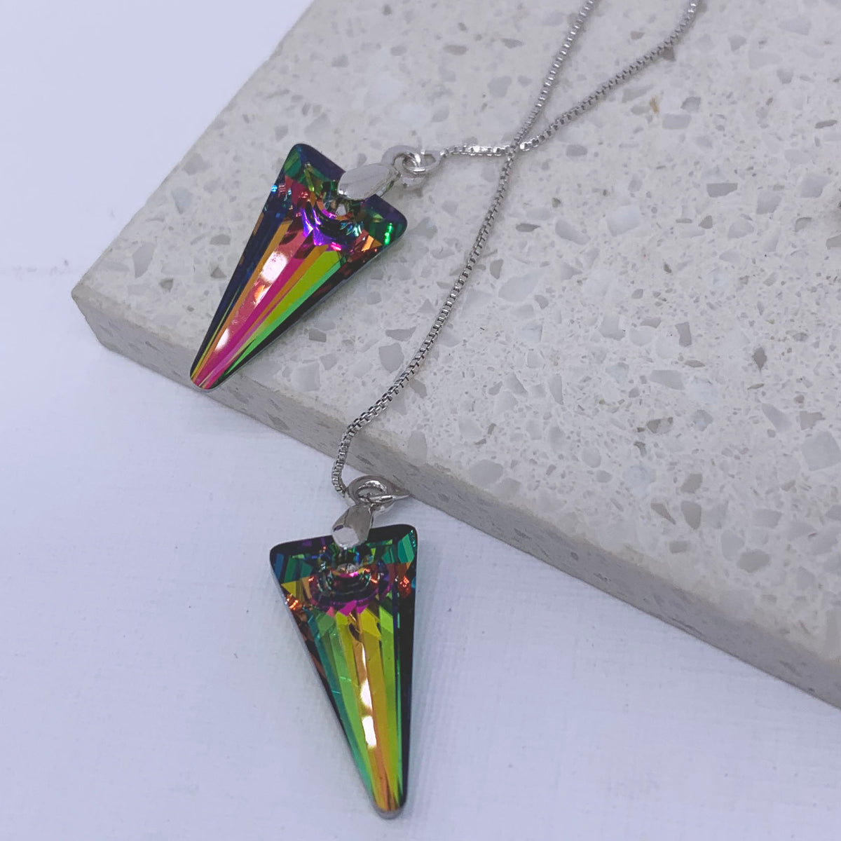 swarovski crystal earrings frenelle jewellery