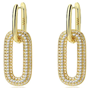 18K Gold Dangle Earrings "Jenelyn"