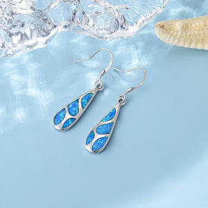 silver blue opal earrings frenelle jewellery buy online auckland nz
