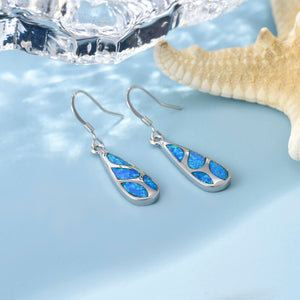 silver blue opal earrings frenelle jewellery buy online auckland nz