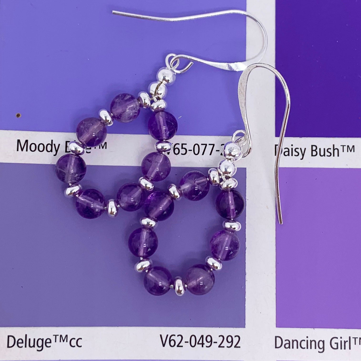 amethyst jewellery silver earrings frenelle online nz