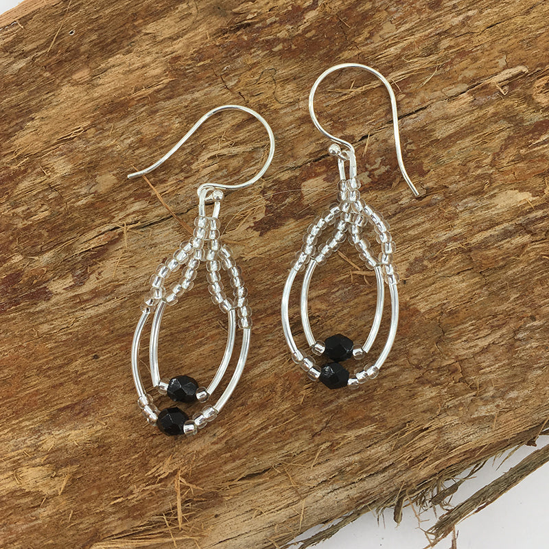 925 Sterling Silver Drop Earrings "Melania"
