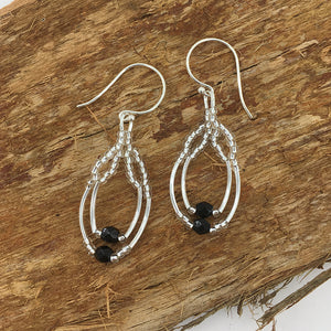 925 Sterling Silver Drop Earrings "Melania"