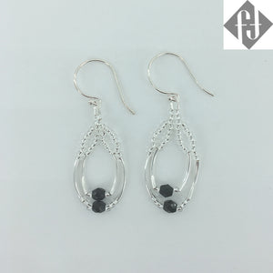 925 Sterling Silver Drop Earrings "Melania"