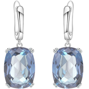 blue mystic quartz earrings frenelle jewellery