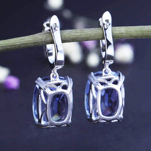 blue mystic quartz earrings frenelle jewellery