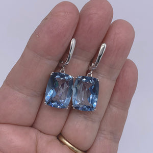 blue mystic quartz earrings frenelle jewellery