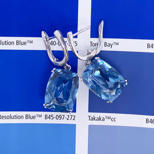 blue mystic quartz earrings frenelle jewellery