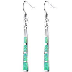 silver opal drop earrings frenelle jewellery
