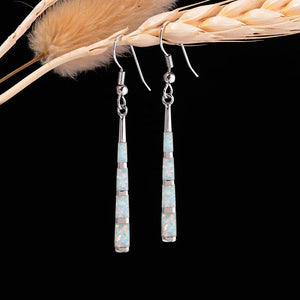 silver opal drop earrings frenelle jewellery