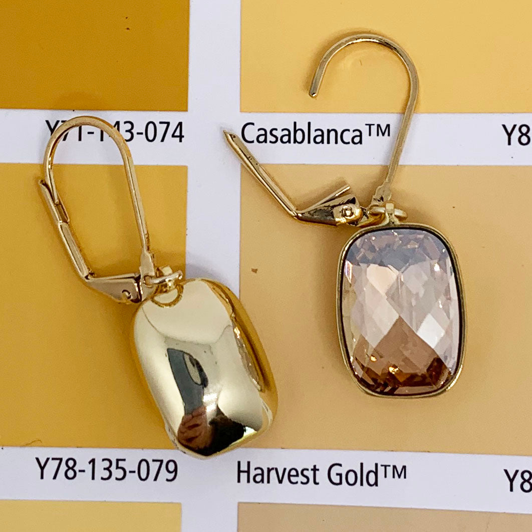 gold swarovski crystal jewellery set frenelle 