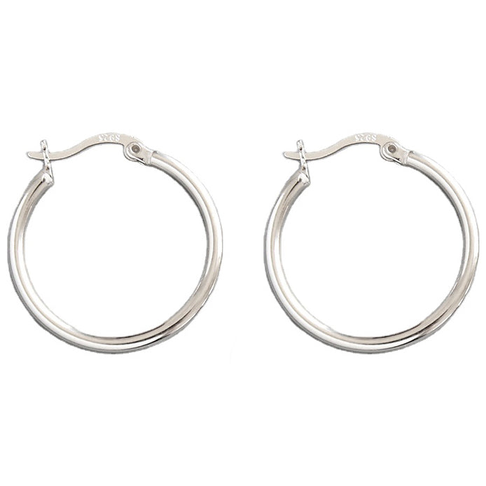 925 Sterling Silver Hoop Earrings "Sydney"