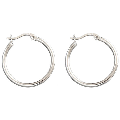 925 Sterling Silver Hoop Earrings 