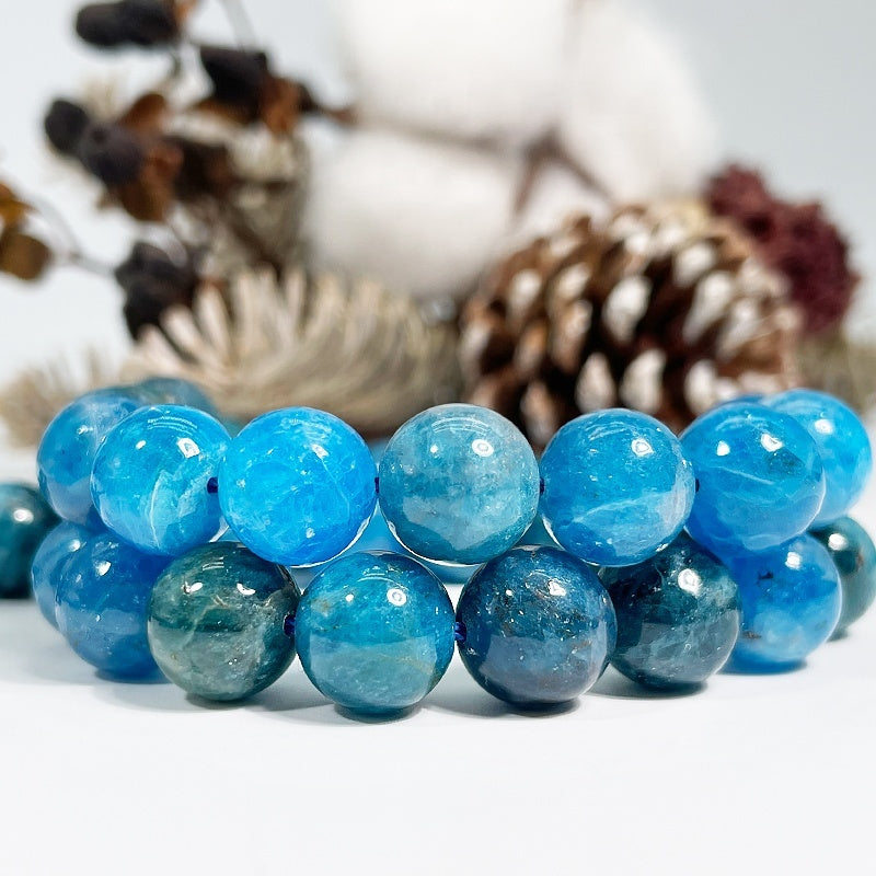 Apatite Gloss Gemstone Beads (6mm)