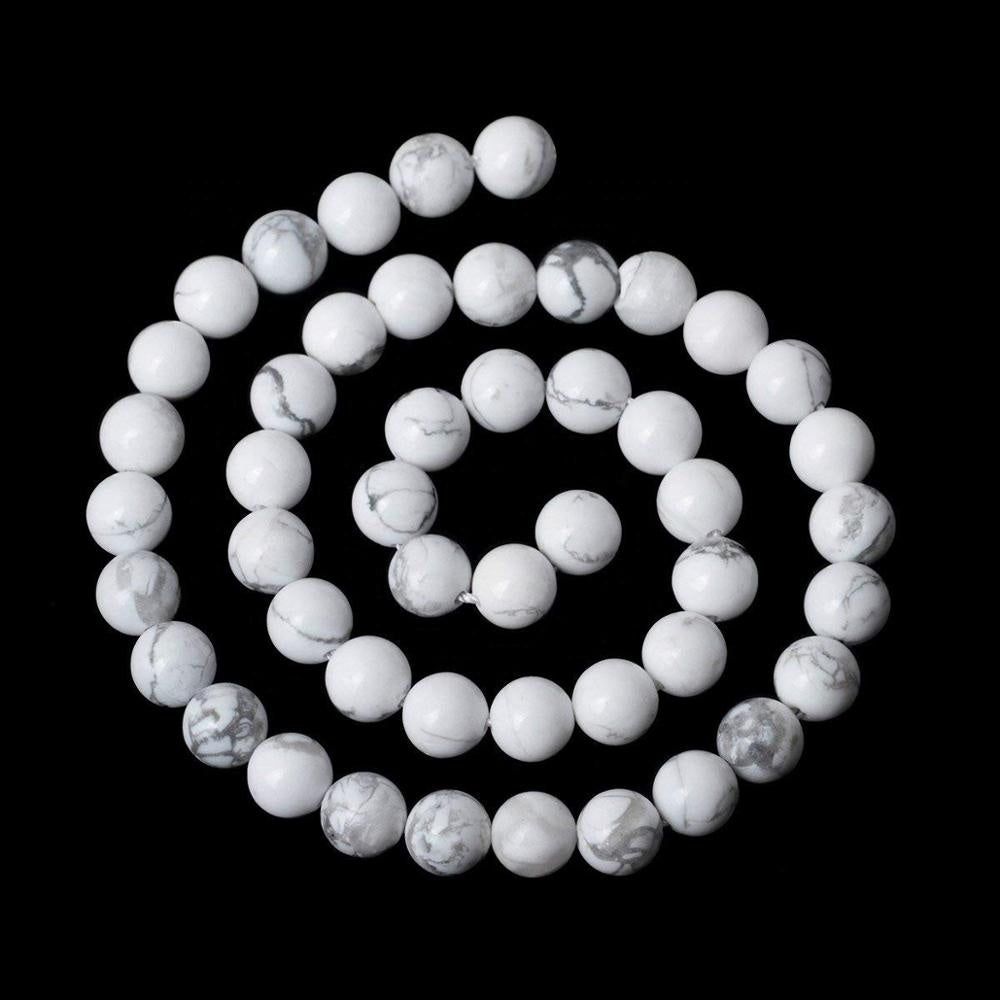 Howlite Gemstone Beads (4mm)