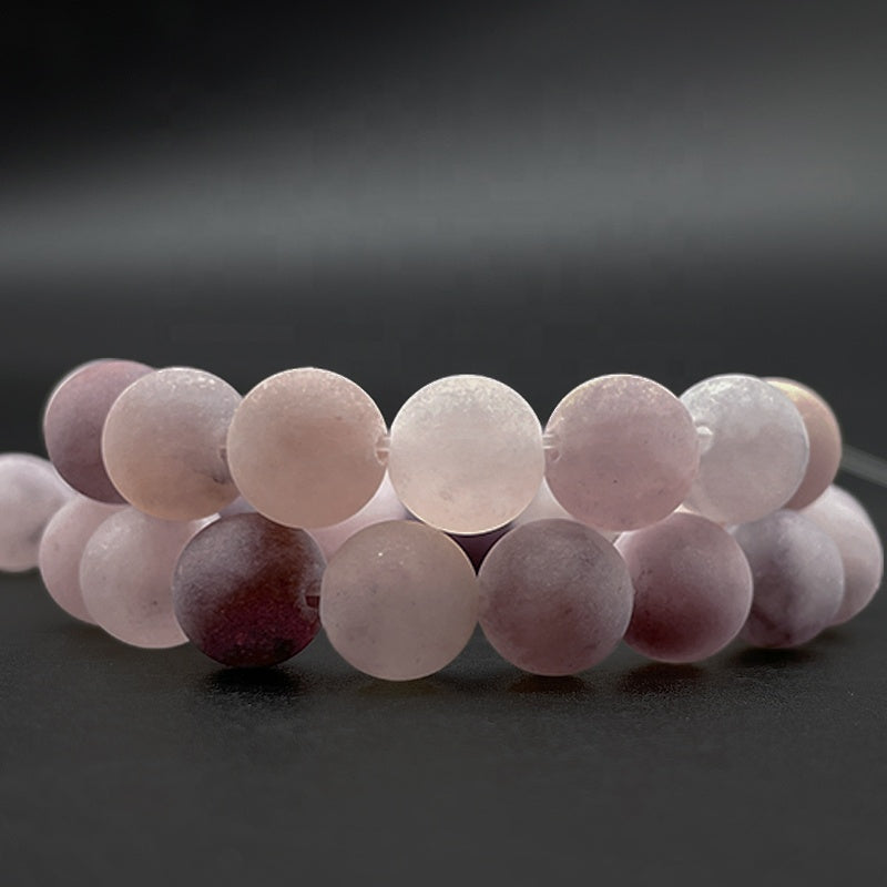 Berry Quartz Gemstone Beads (12mm)