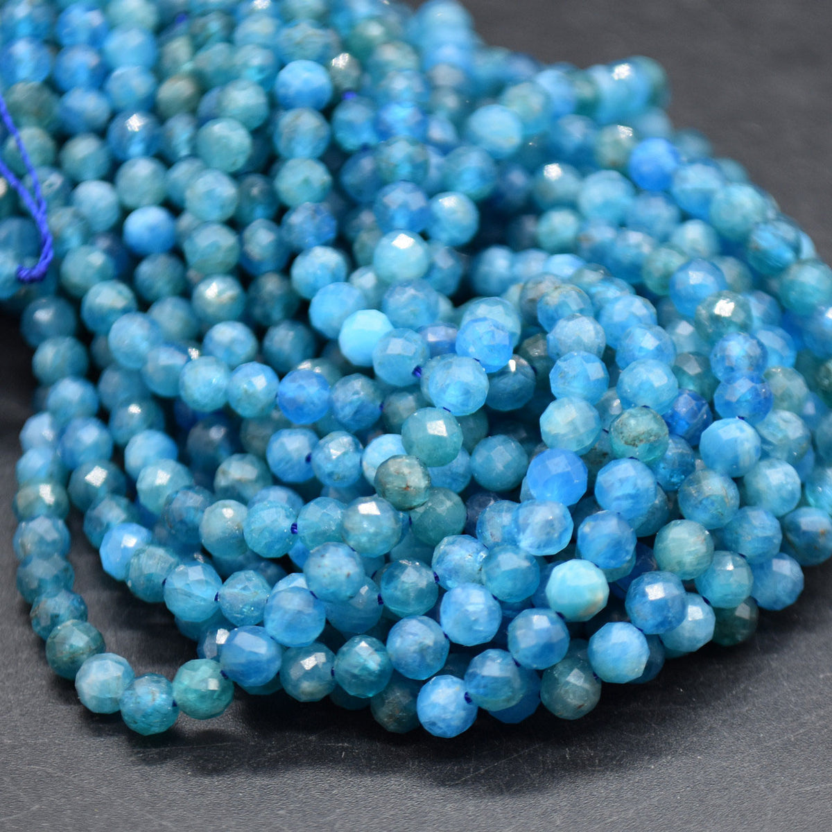 blue gemstones apatite beads frenelle jewellery