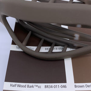 Flat Hair Clip "Maxine" (Brown)