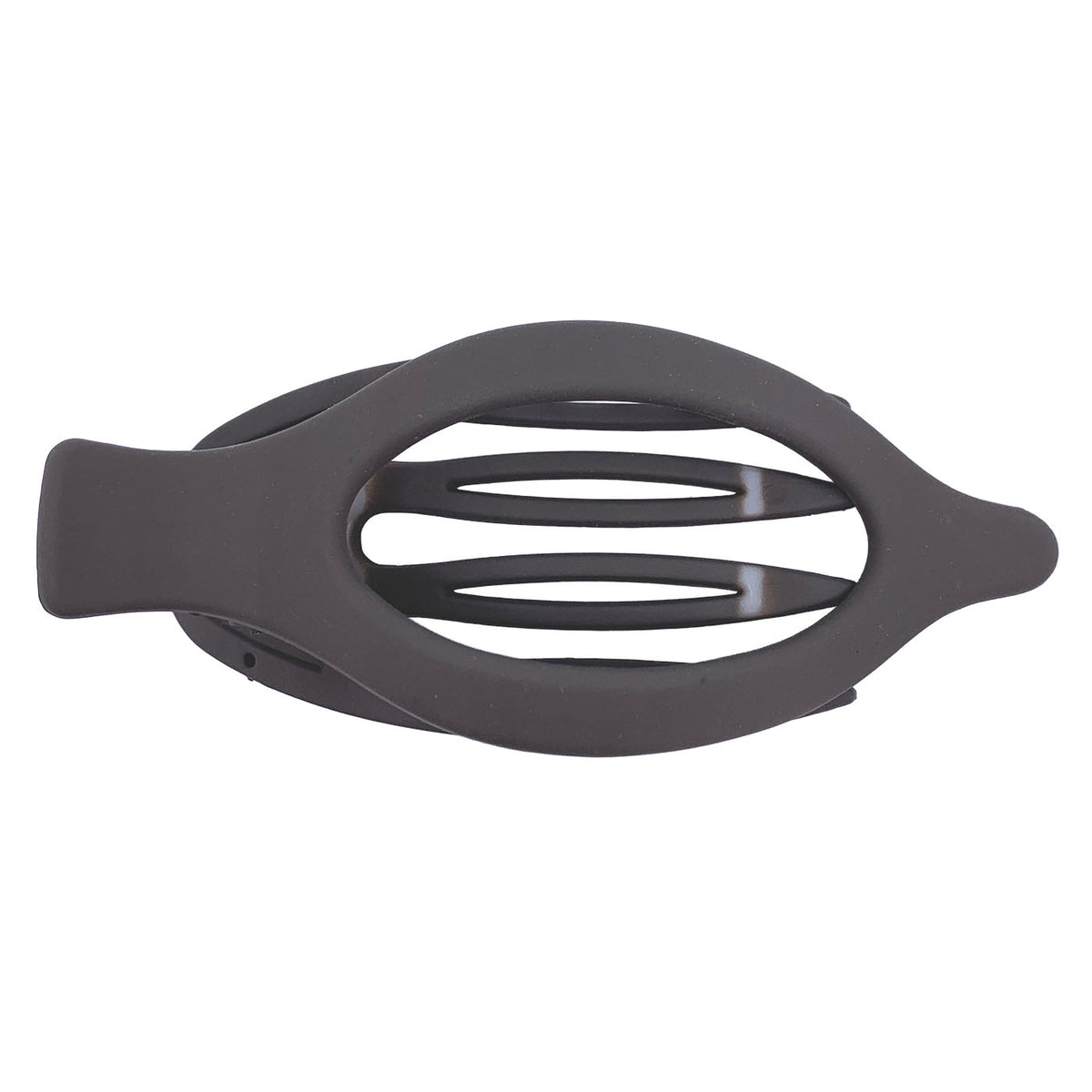 Flat Hair Clip "Maxine" (Brown)