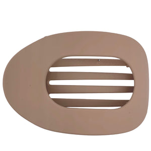 Flat Hair Clip "Mel" (Coffee)