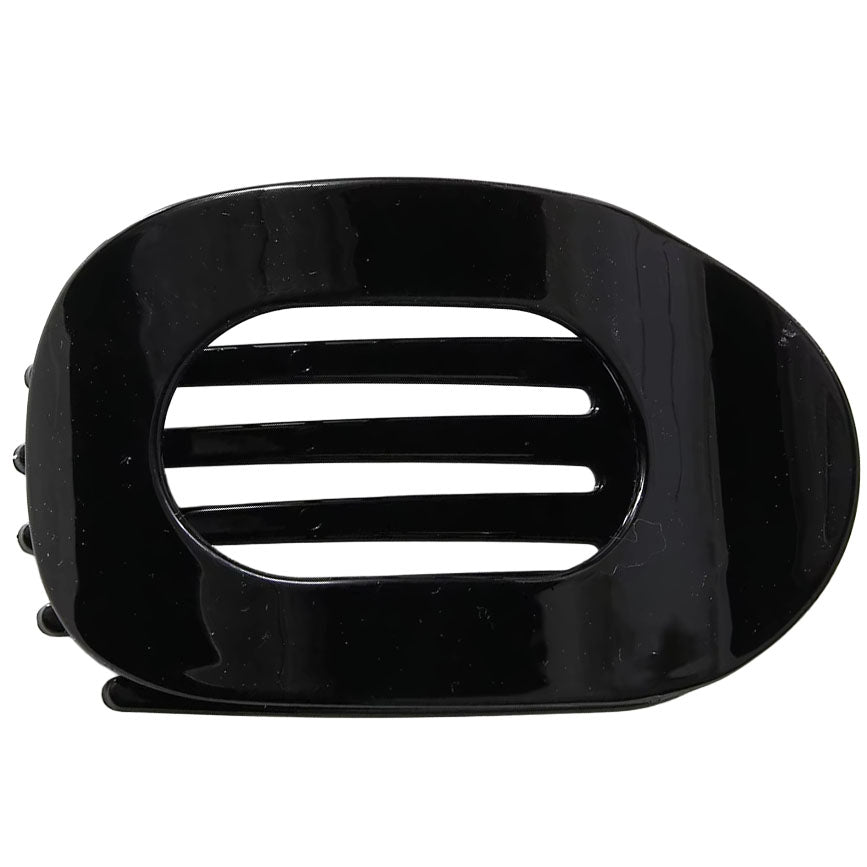 black gloss flat hair clip for driving frenelle accessories