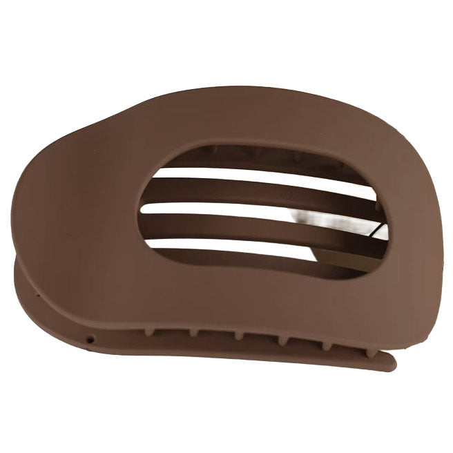 Flat Hair Clip "Mel" (Brown)