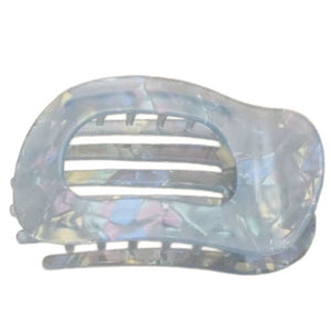 Flat Hair Clip "Mel" (Blue Glow)