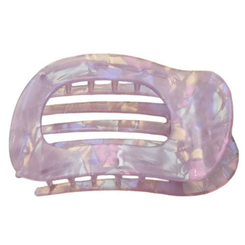 Flat Hair Clip "Mel" (Purple Glow)