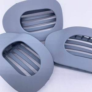 Flat Hair Clip "Mel" (Grey)