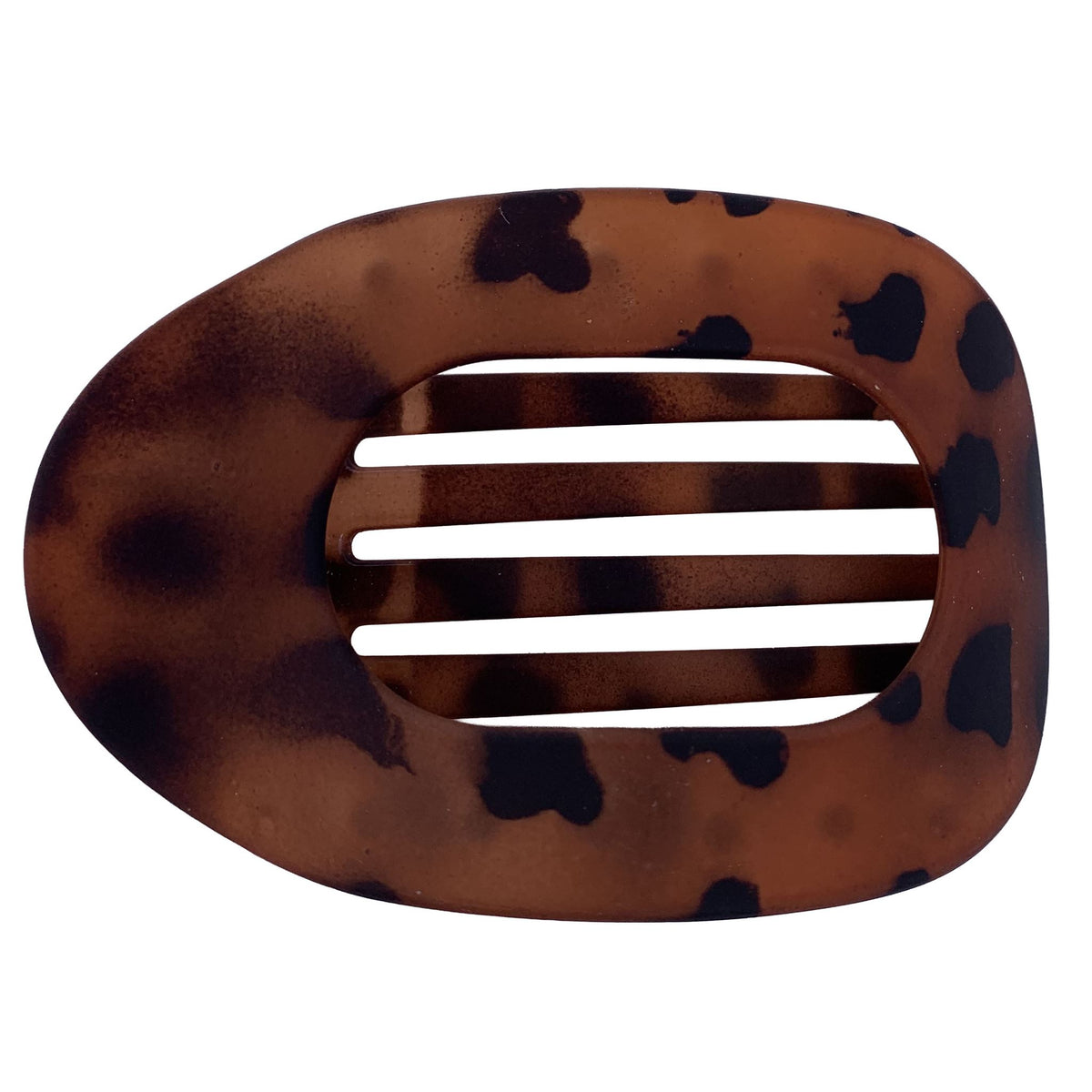Flat Hair Clip "Mel" (Matt Tortoise)