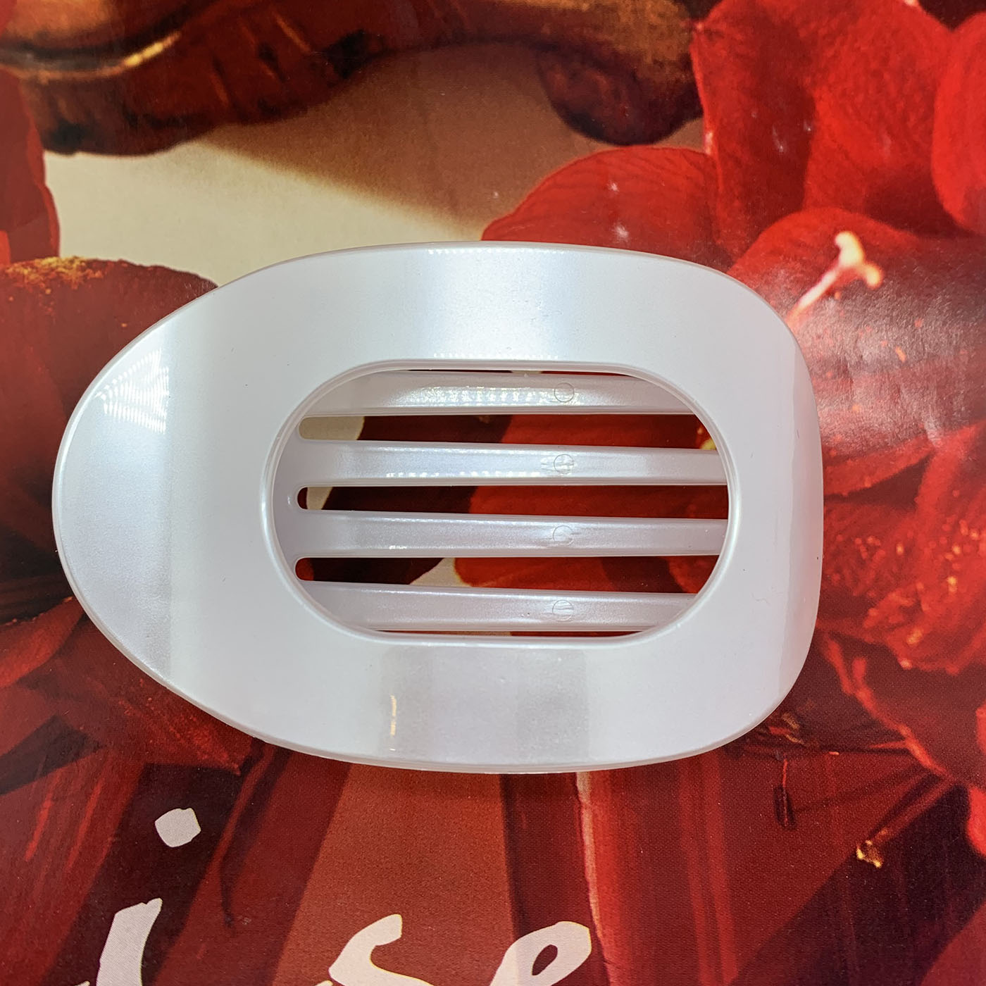 pearl white flat hair clip for driving buy online from frenelle auckland nz