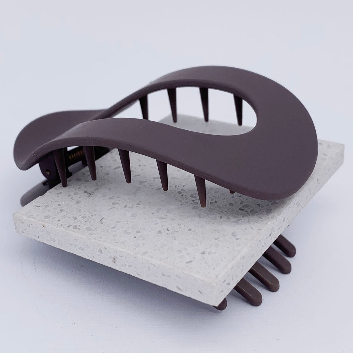 Flat Hair Clip "Mel" (Matt Redwood)